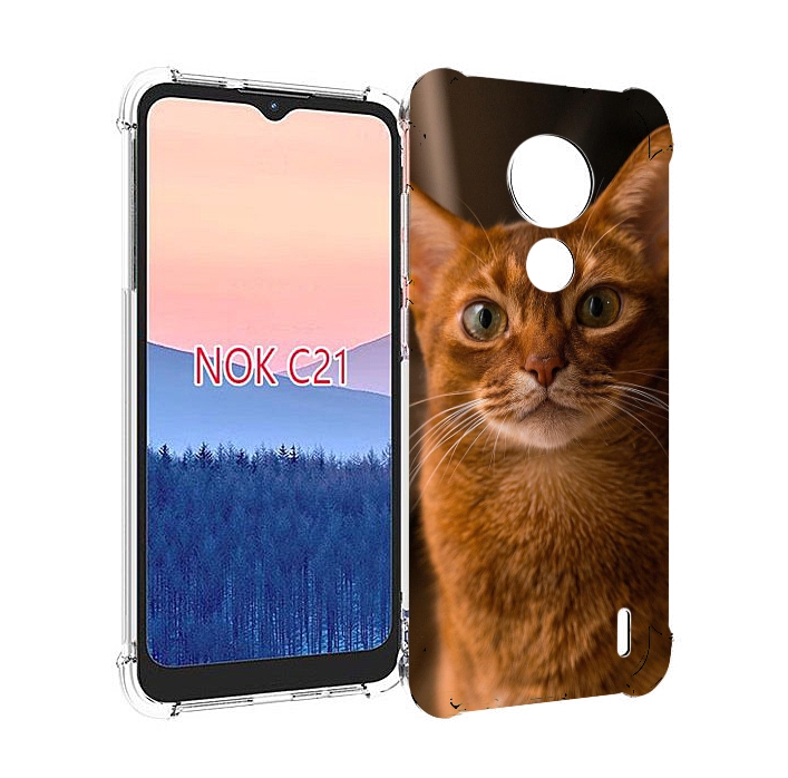 Чехол MyPads порода кошки абисинская для Nokia C21