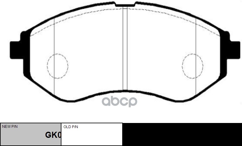 

Колодки Тормозные Ctr CKKD11
