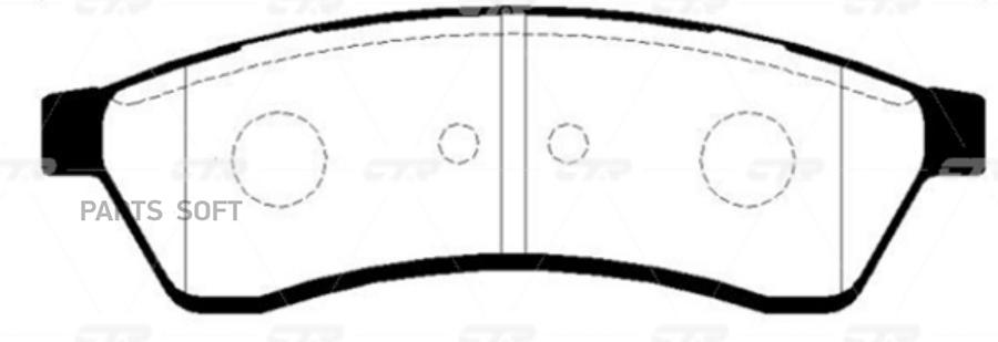 

Тормозные колодки Ctr CKKD9