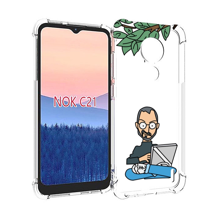 

Чехол MyPads программист для Nokia C21, Прозрачный, Tocco