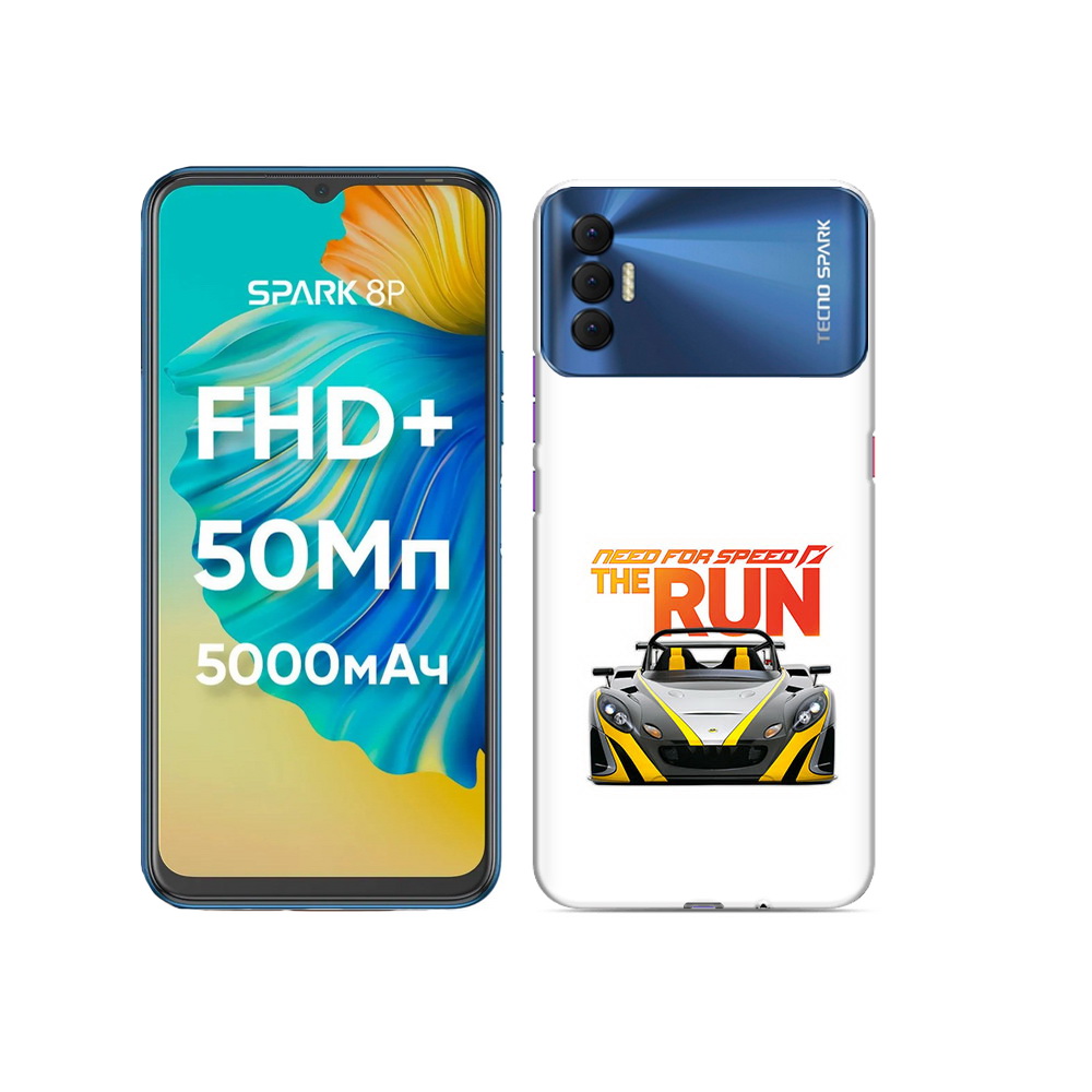 

Чехол MyPads Tocco для Tecno Spark 8P гонка, Прозрачный, Tocco