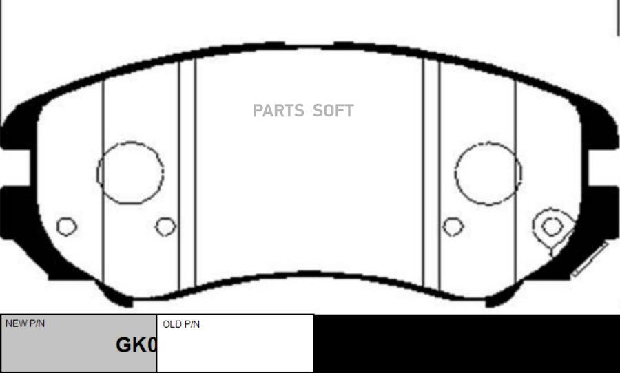 

Тормозные колодки Ctr CKKH9