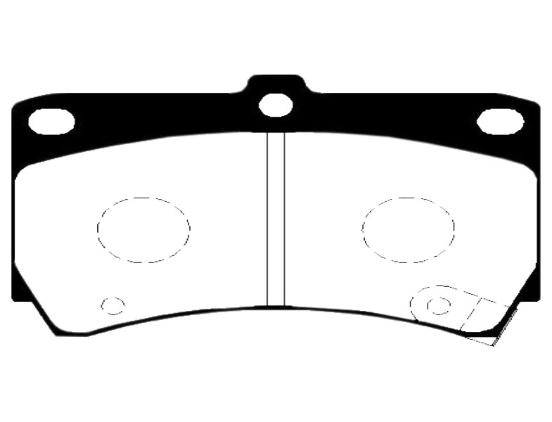

Колодки тормозные KIA RIO 00-02/MAZDA CTR GK0509