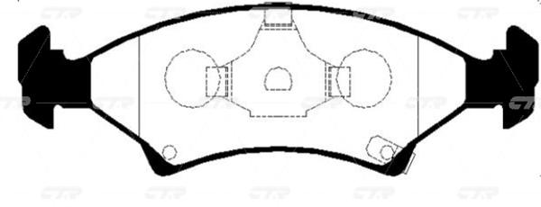 

Колодки дисковые передние KIA Sephia 1.5/1.8 16V 95-01/Sportage 2.0TD 97-98 GK0510