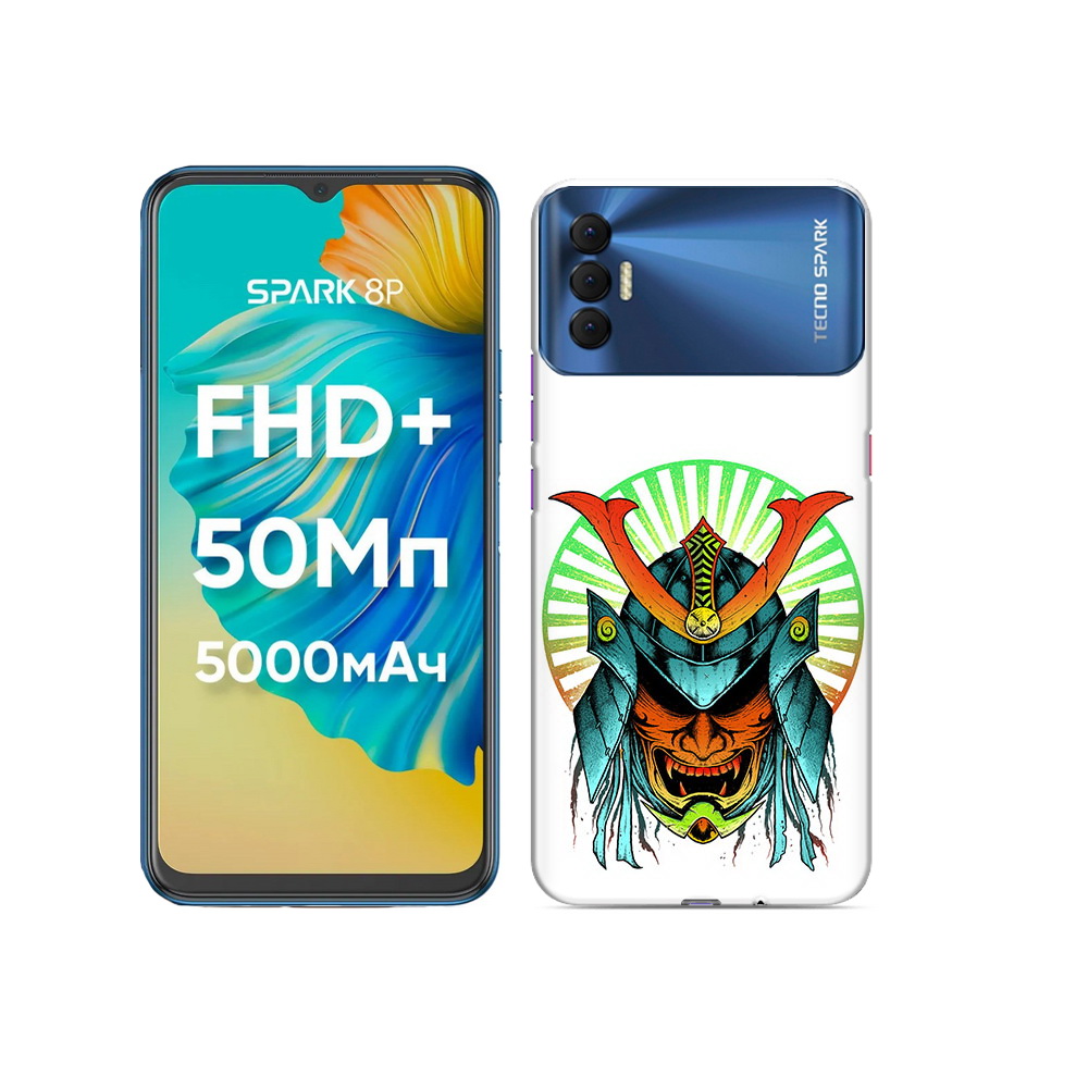 

Чехол MyPads Tocco для Tecno Spark 8P ешимитсу рисунок, Прозрачный, Tocco
