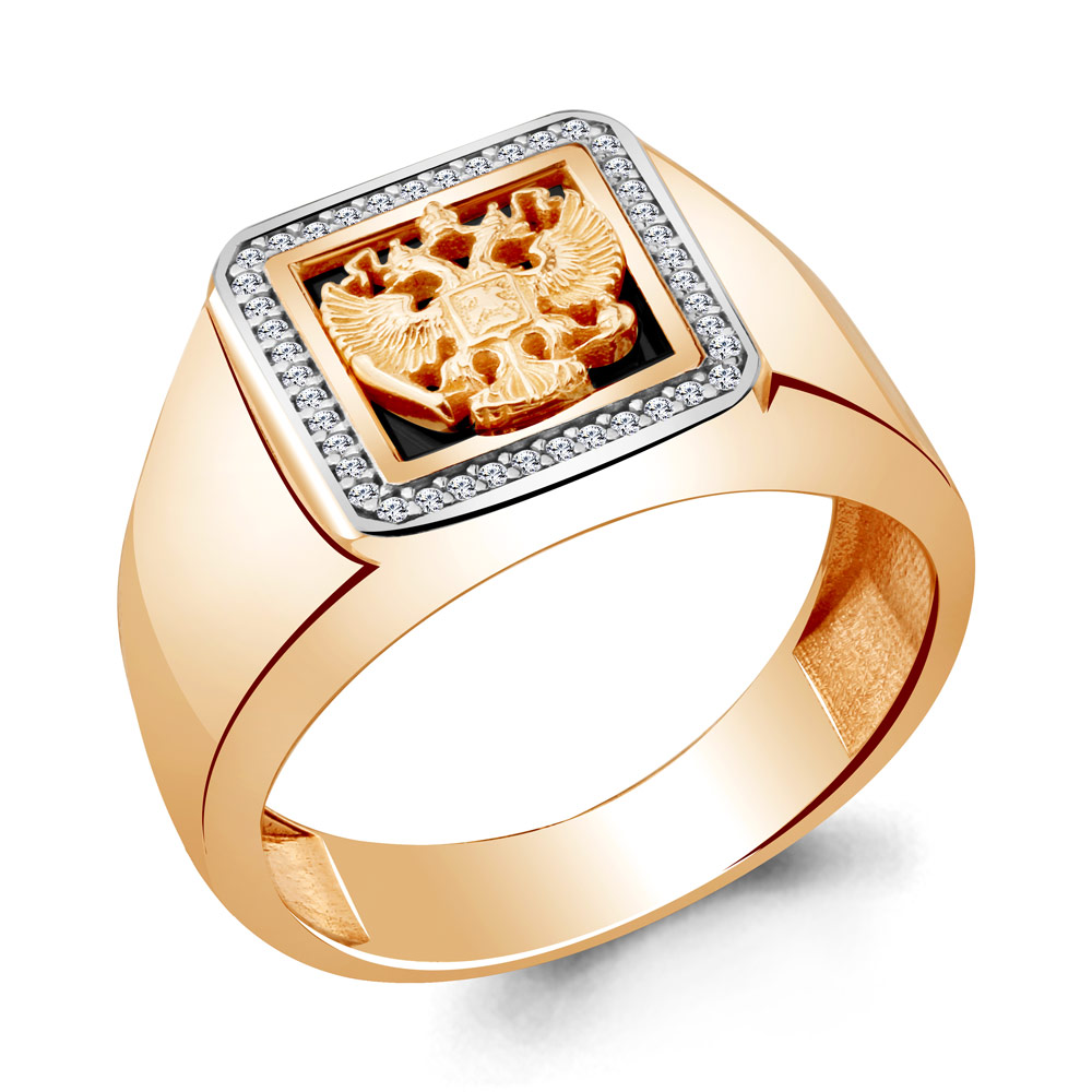 

Кольцо из серебра с фианитом р. 22 Aquamarine 62143А_925_з, 62143А_925_з