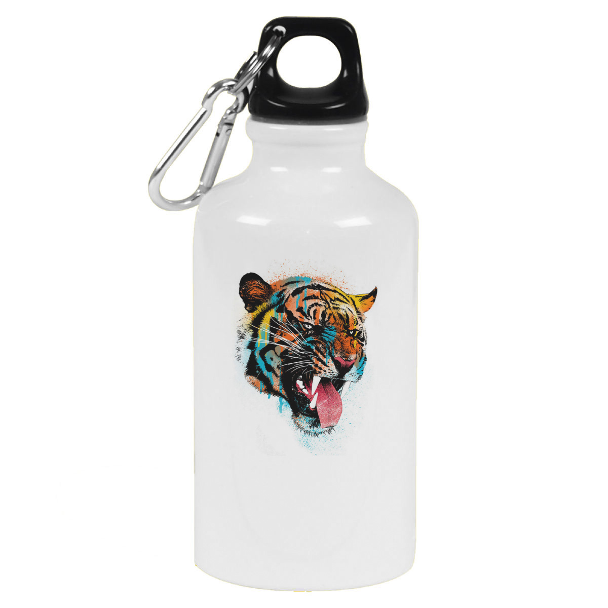 Бутылка спортивная CoolPodarok Графика. Цветной тигр