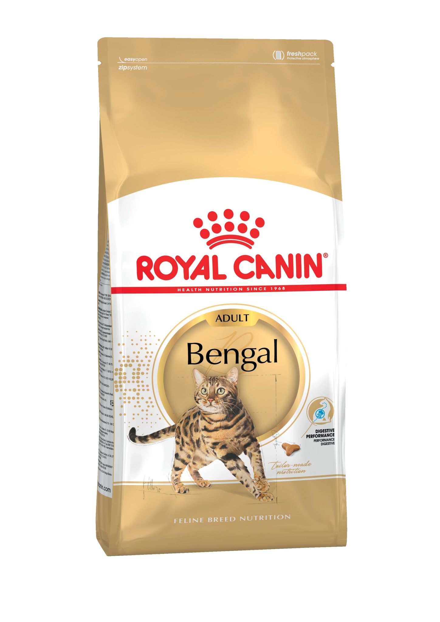 

Сухой корм для кошек Royal Canin Bengal Adult, для породы Бенгал 400 г, Bengal Adult