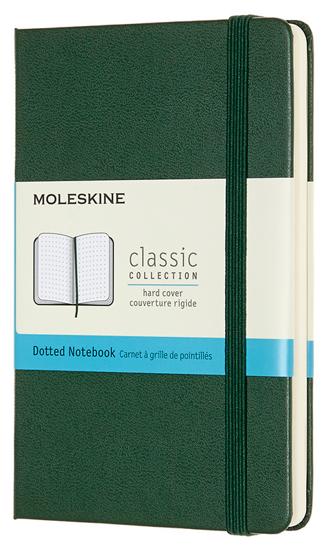 

Блокнот Classic Soft Pocket, 192 страницы, пунктир, 9 х 14 см, зеленый, Classic Soft Pocket 192 9 14