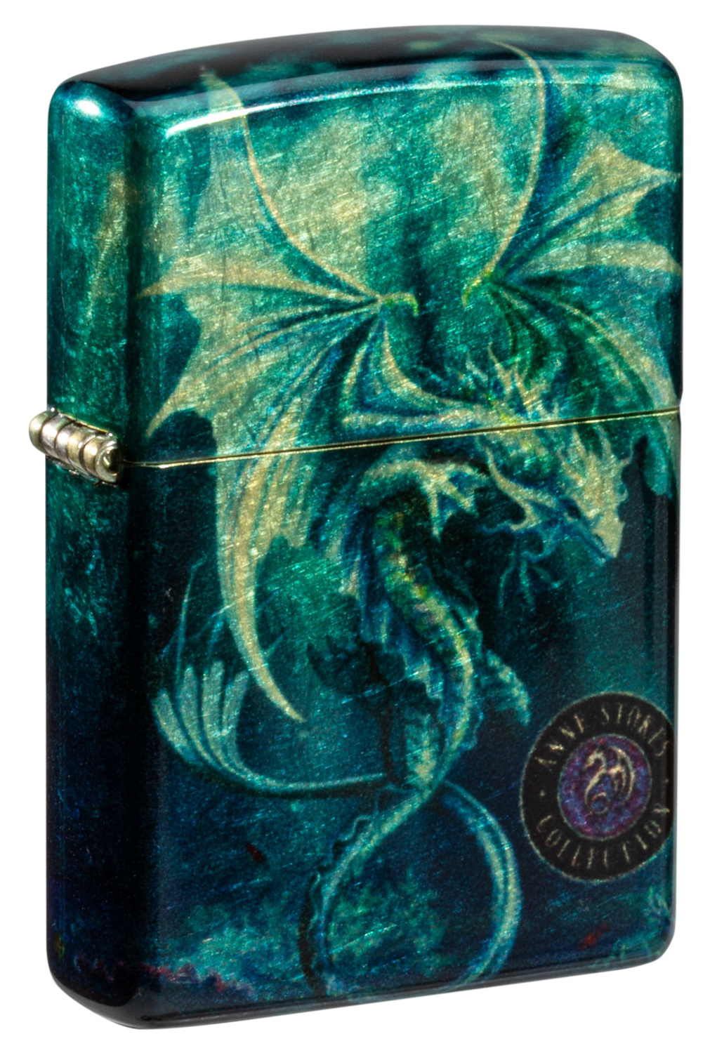 Зажигалка бензиновая Zippo Anne Stokes с покрытием 540 Tumbled Brass