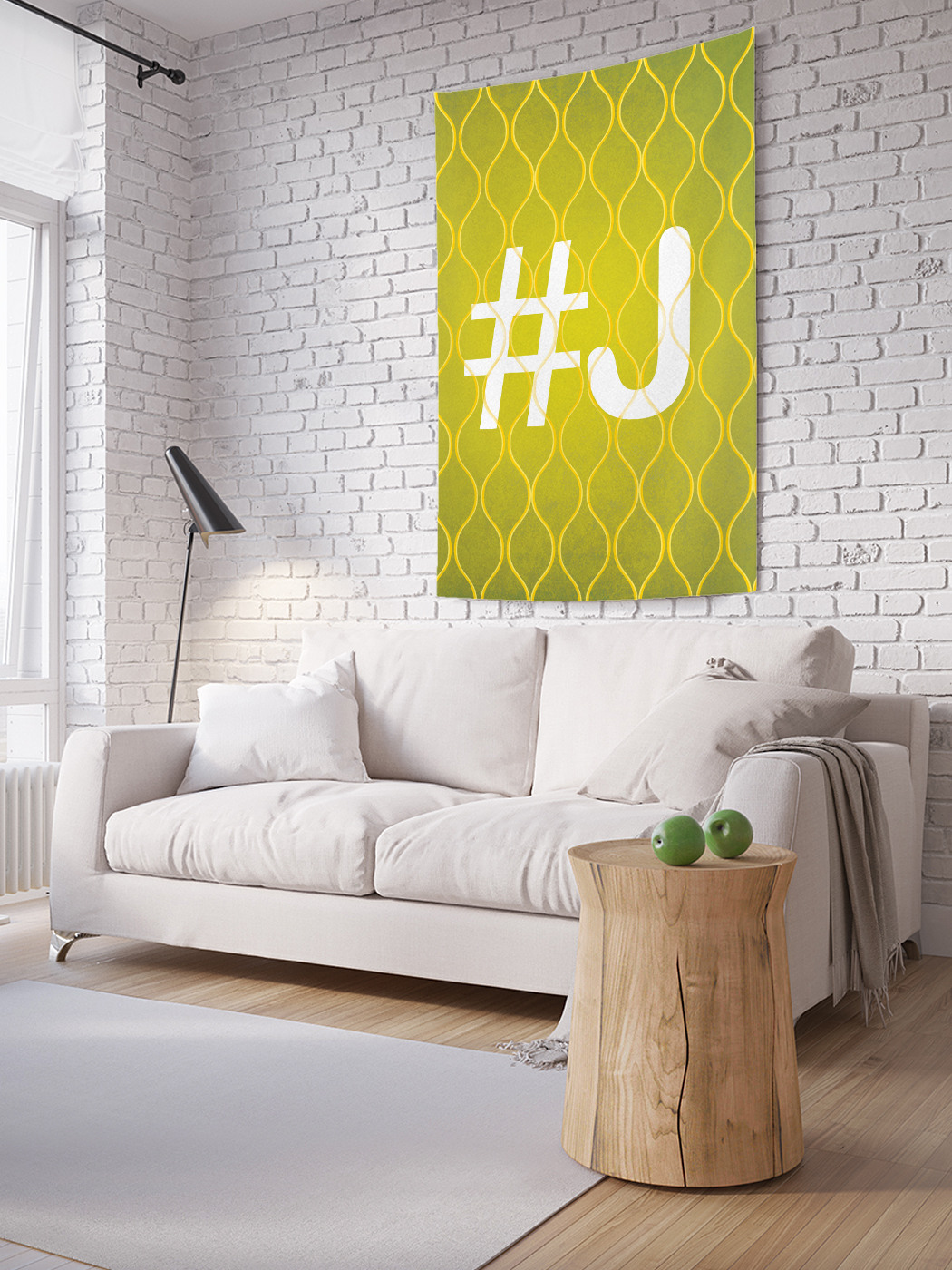

Вертикальное фотопанно на стену JoyArty Зеленая j с хештэгом 100x150 см, Зеленая j с хештэгом