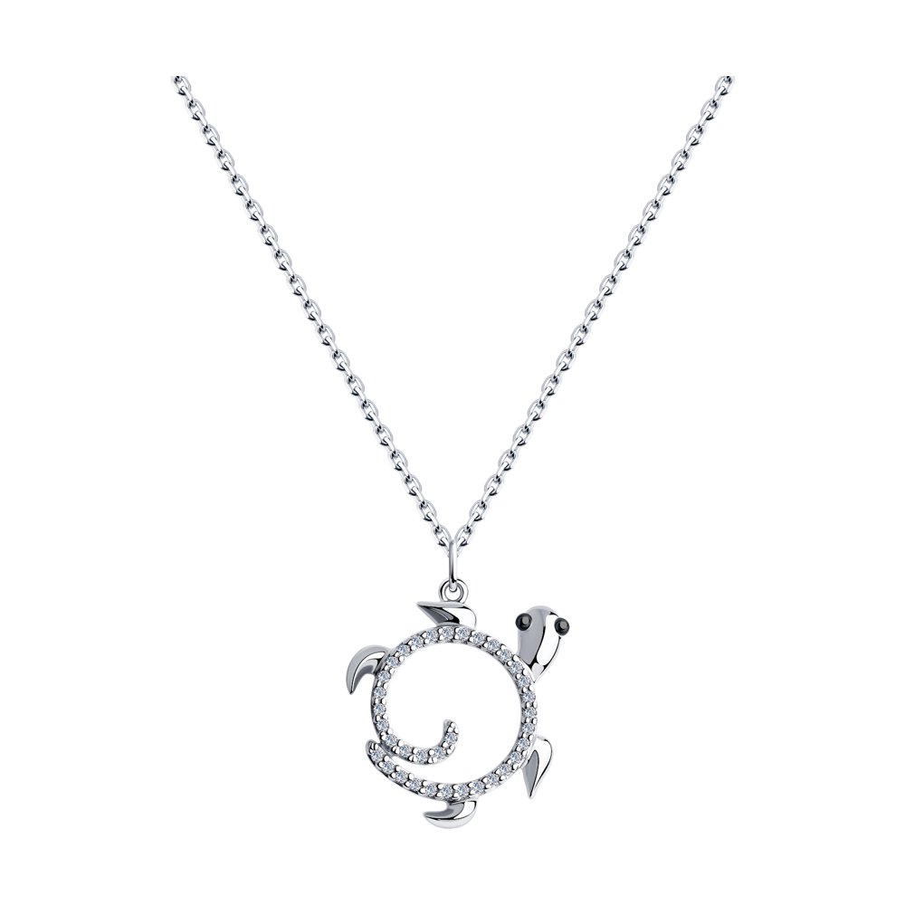 

Колье из серебра с фианитами 40 см Diamant 94-170-00737-1, 94-170-00737-1