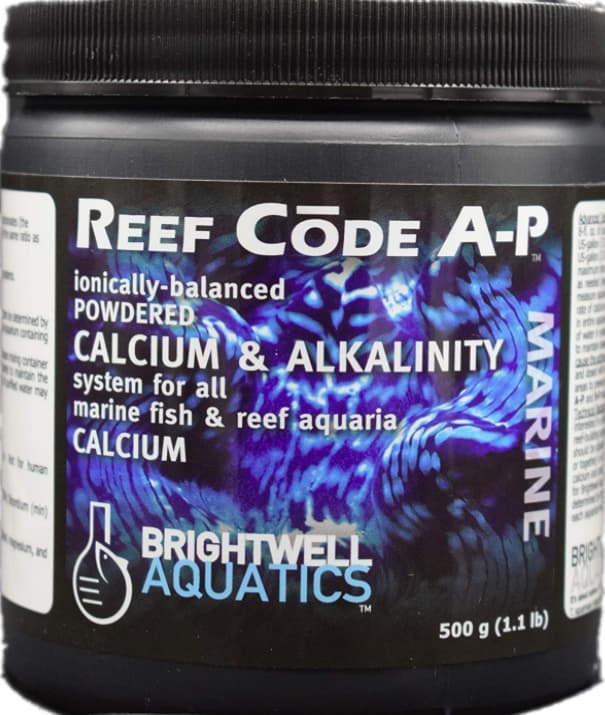 фото Добавка с кальцием brightwell aquatics reef code a-p, порошок, 500 г