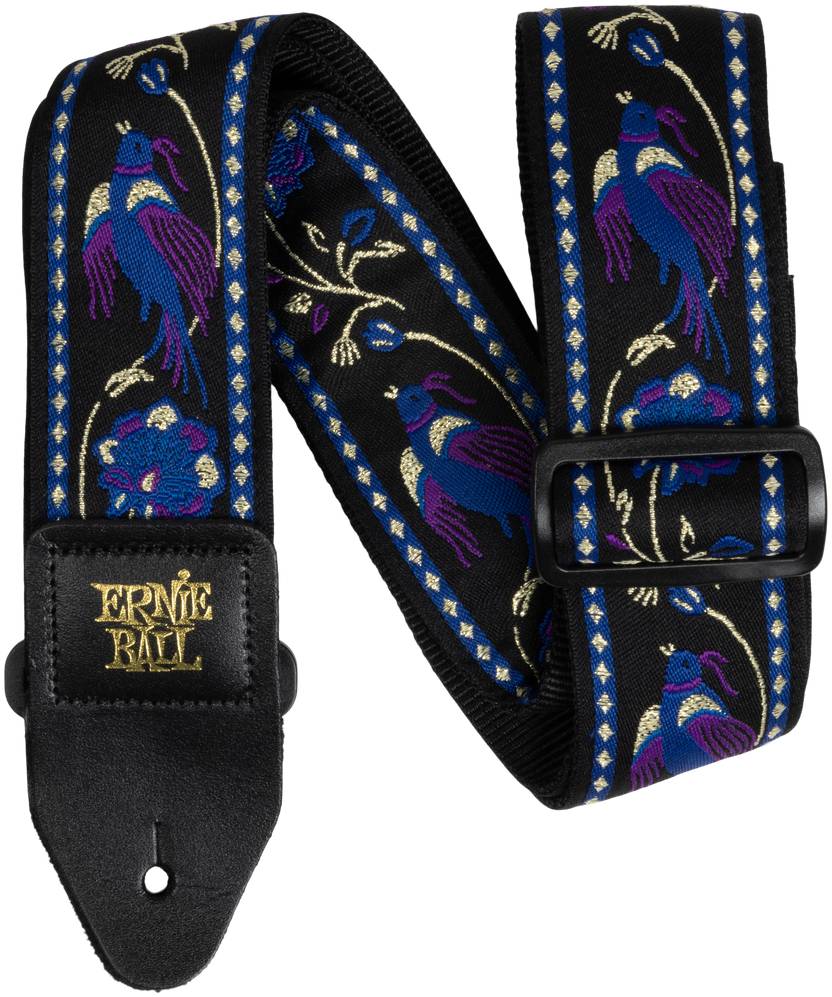 ERNIE BALL 5371 Jacquard Purple Pleasant Pheasant - Ремень для гитары