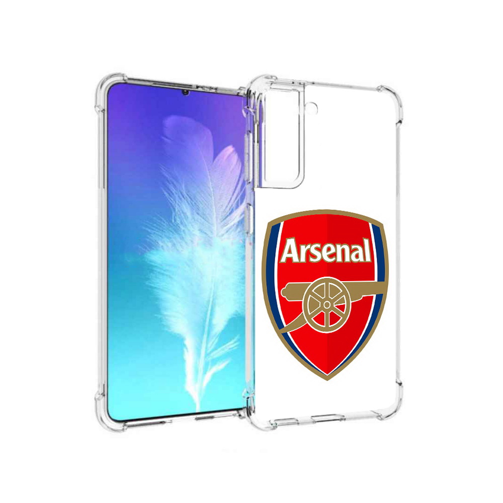 

Чехол MyPads Tocco для Samsung Galaxy S21 ФК Арсенал логотип (PT157088.510.174), Прозрачный, Tocco