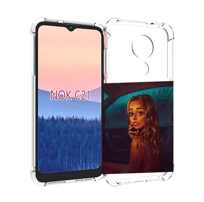 

Чехол MyPads пуп-невесты женский для Nokia C21, Прозрачный, Tocco