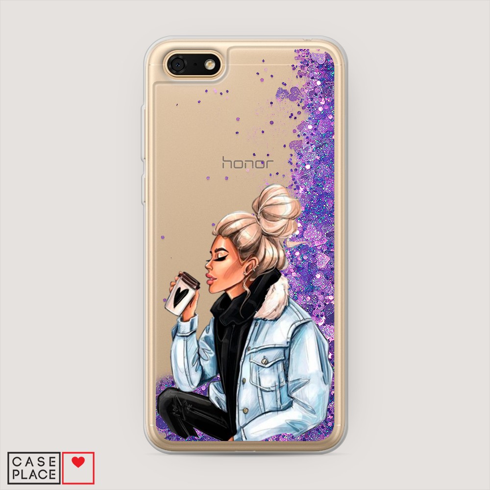 

Чехол Awog на Honor 7A/Y5 Prime 2018/Y5 2018 "Cute girl", Разноцветный, 65292-1