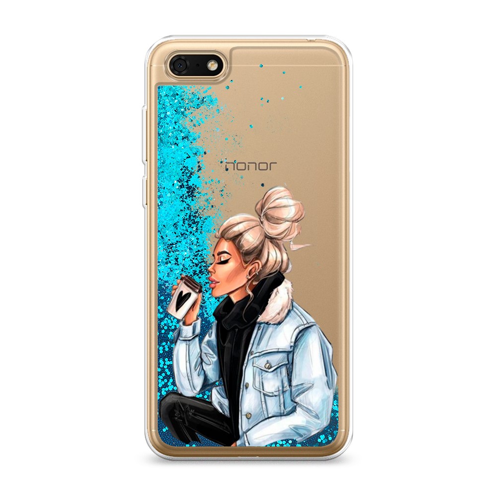 

Чехол Awog на Honor 7A/Huawei Y5 Prime 2018/Y5 2018 "Cute girl", Разноцветный, 65293-1