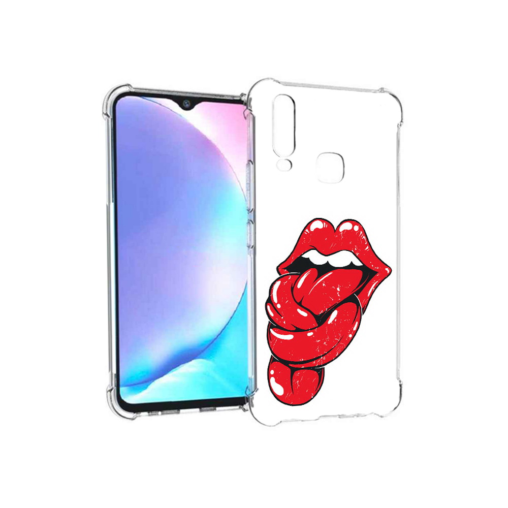 

Чехол MyPads Tocco для Vivo Y17 яркие губы с языком (PT136369.382.705), Tocco