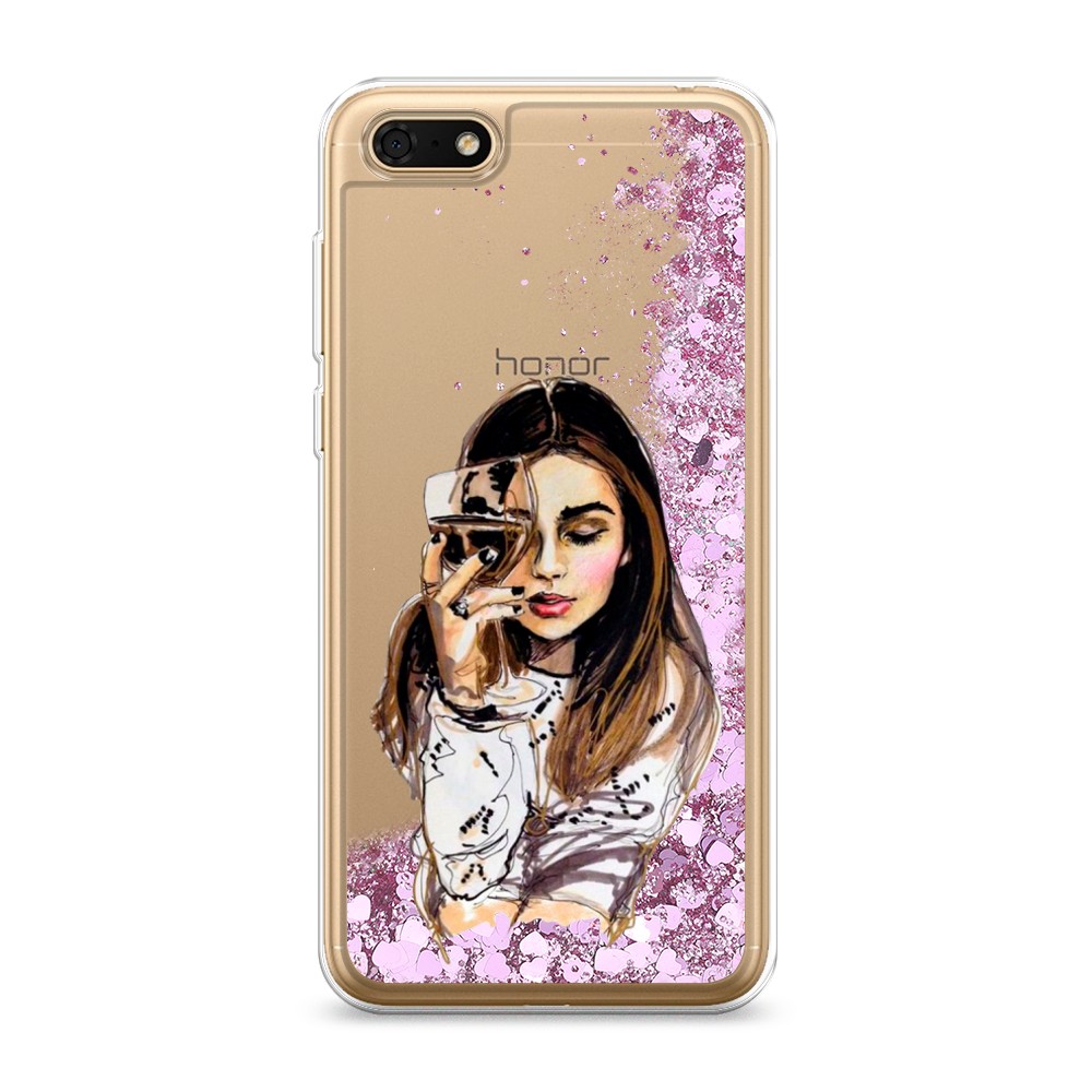 

Чехол Awog "Девушка с бокалом" на Honor 7A/Huawei Y5 Prime 2018/Y5 2018, 65294-1