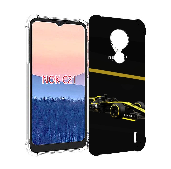 

Чехол MyPads renault 2 для Nokia C21, Прозрачный, Tocco