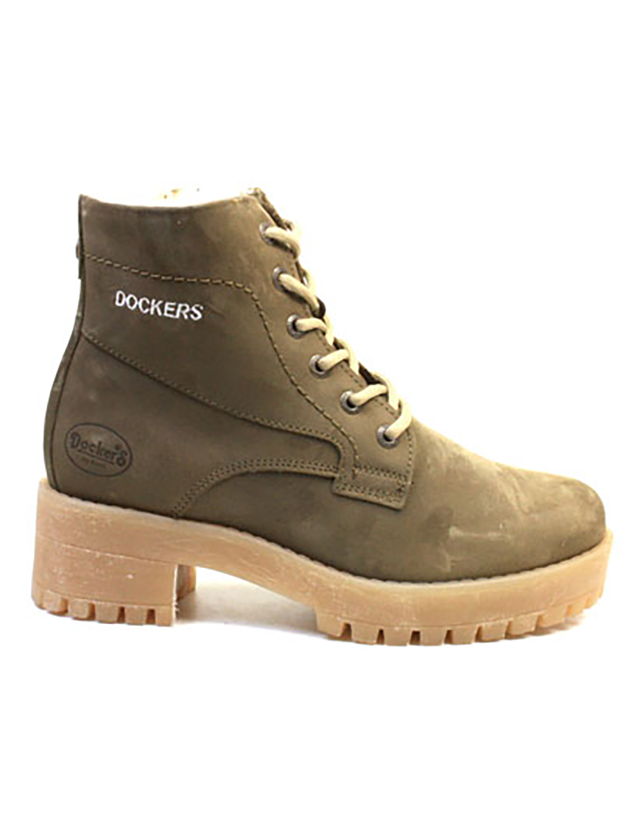 Ботинки женские Dockers 89106 зеленые 36 RU