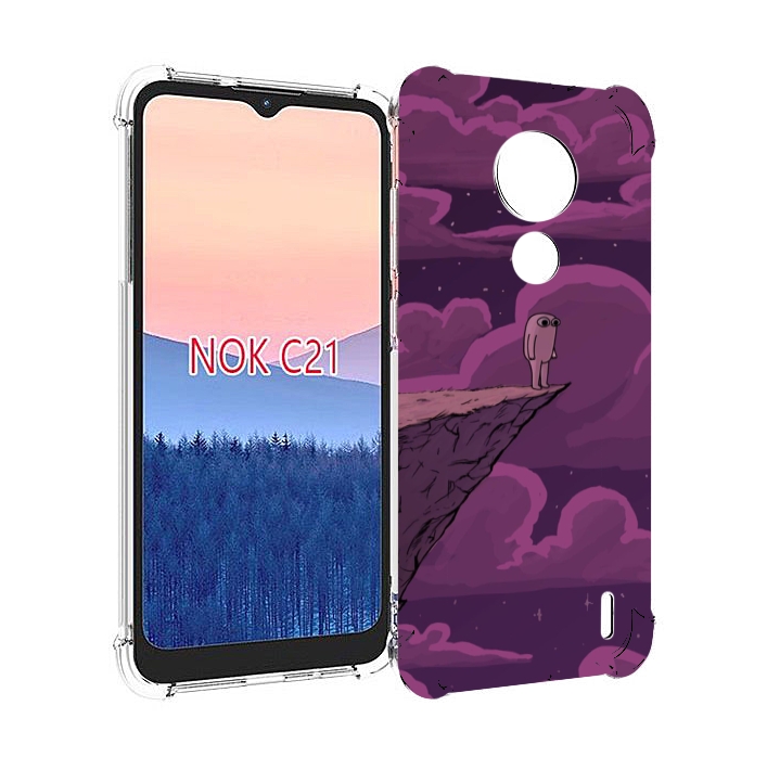 

Чехол MyPads розовая-фасолька для Nokia C21, Прозрачный, Tocco