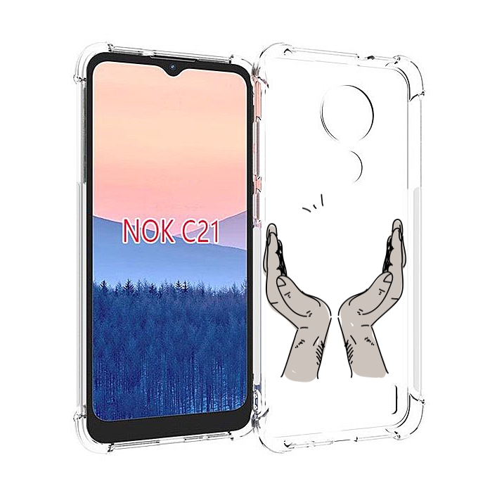 

Чехол MyPads руки-тянутся-к-небу для Nokia C21, Прозрачный, Tocco
