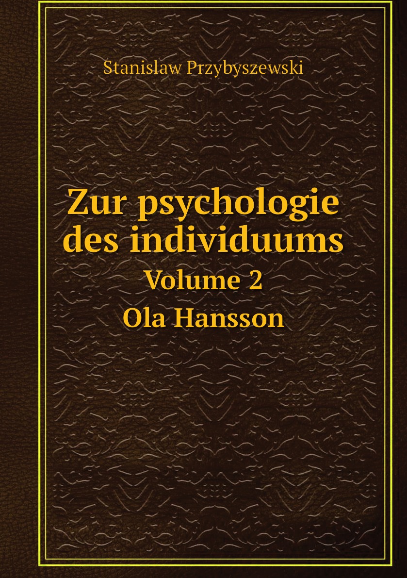 

Zur psychologie des individuums