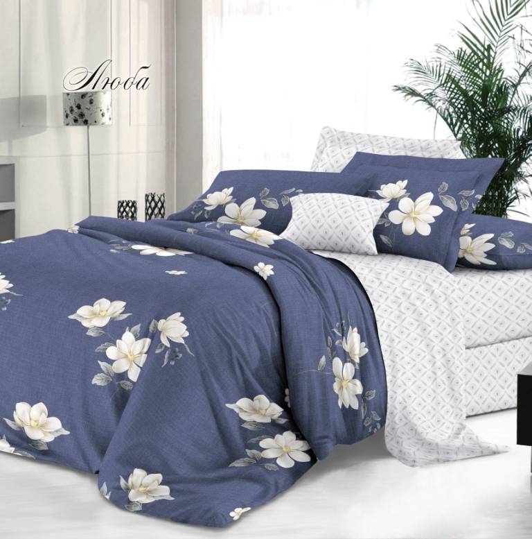 

Комплект постельного белья 2-спальный, сатин Престиж, с Европростыней Люба, 2102