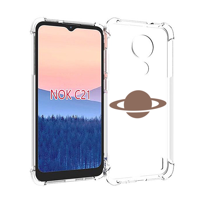 

Чехол MyPads сатурн для Nokia C21, Прозрачный, Tocco
