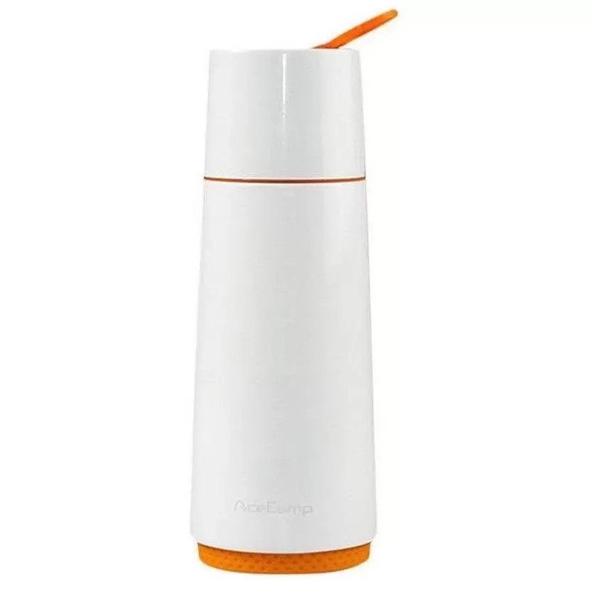 

Термос ACECAMP vacuum bottle, 0.37л, белый 1504, Белый;оранжевый, Vacuum bottle