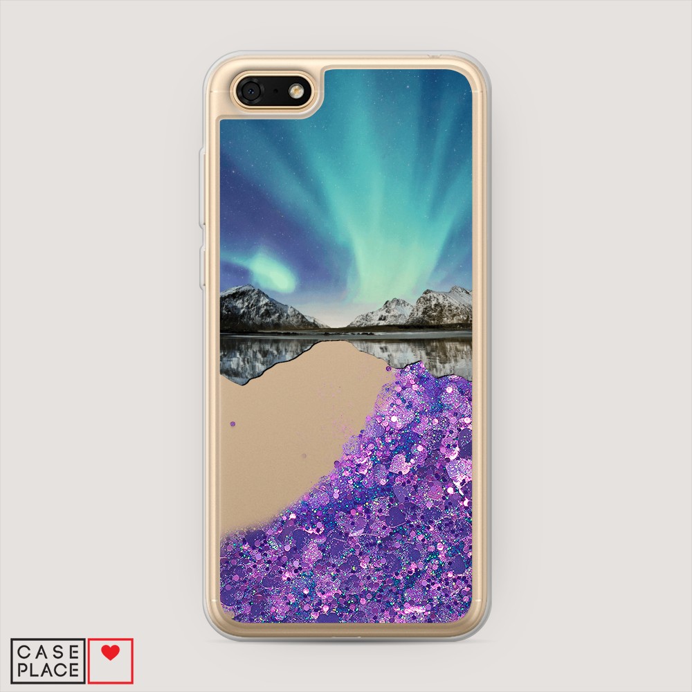 

Чехол Awog на Honor 7A/Y5 Prime 2018/Y5 2018 "Горное озеро и сияние", Разноцветный, 65292-1