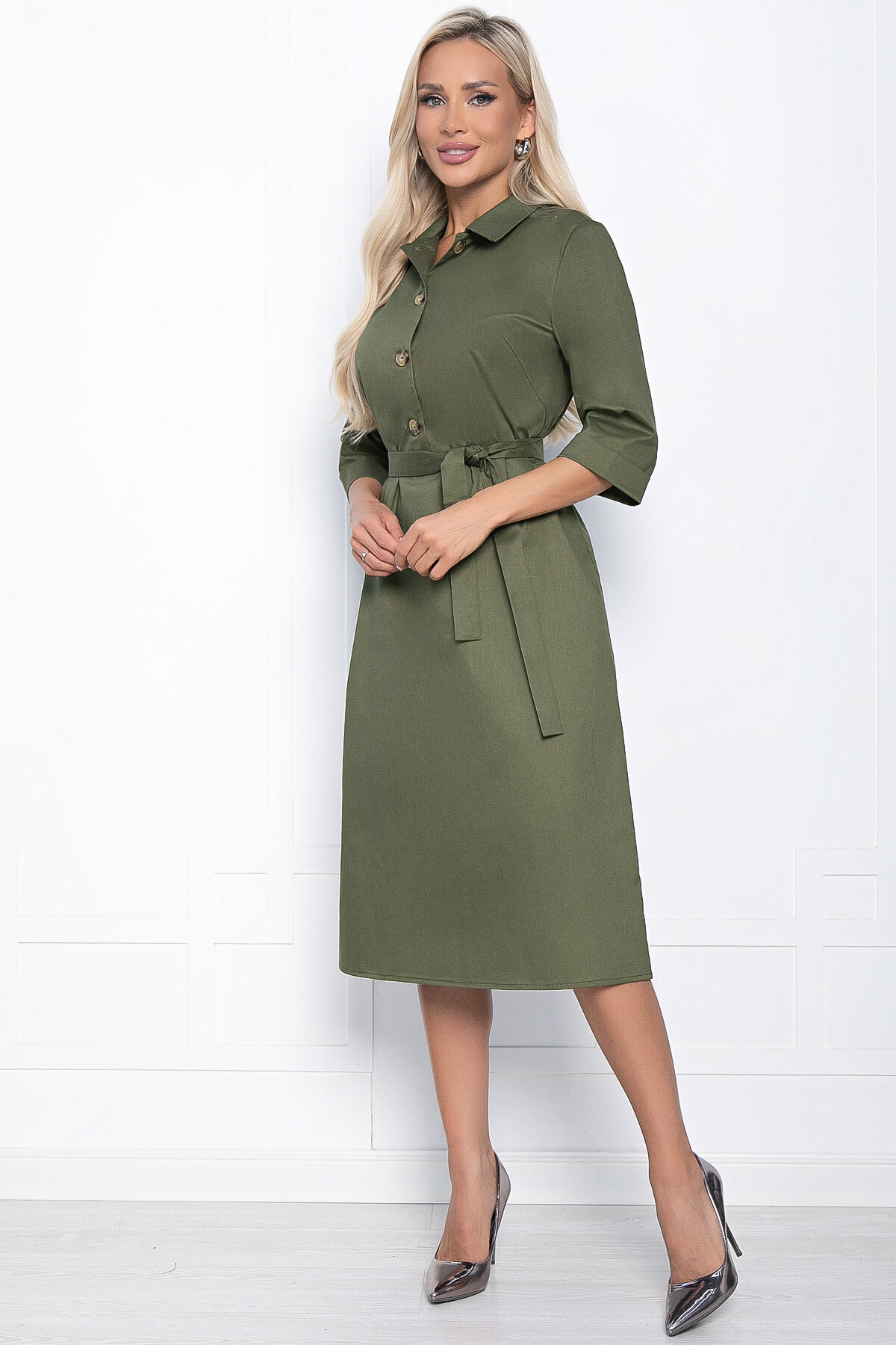 

Платье женское LT Collection Эда хаки 44 RU, Эда