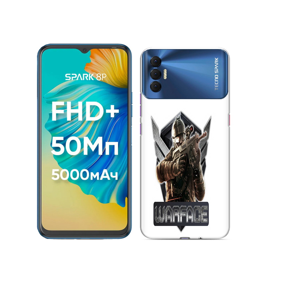 

Чехол MyPads Tocco для Tecno Spark 8P игра про войну, Прозрачный, Tocco