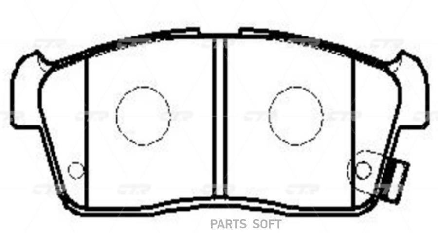 

Тормозные колодки Ctr CKS26