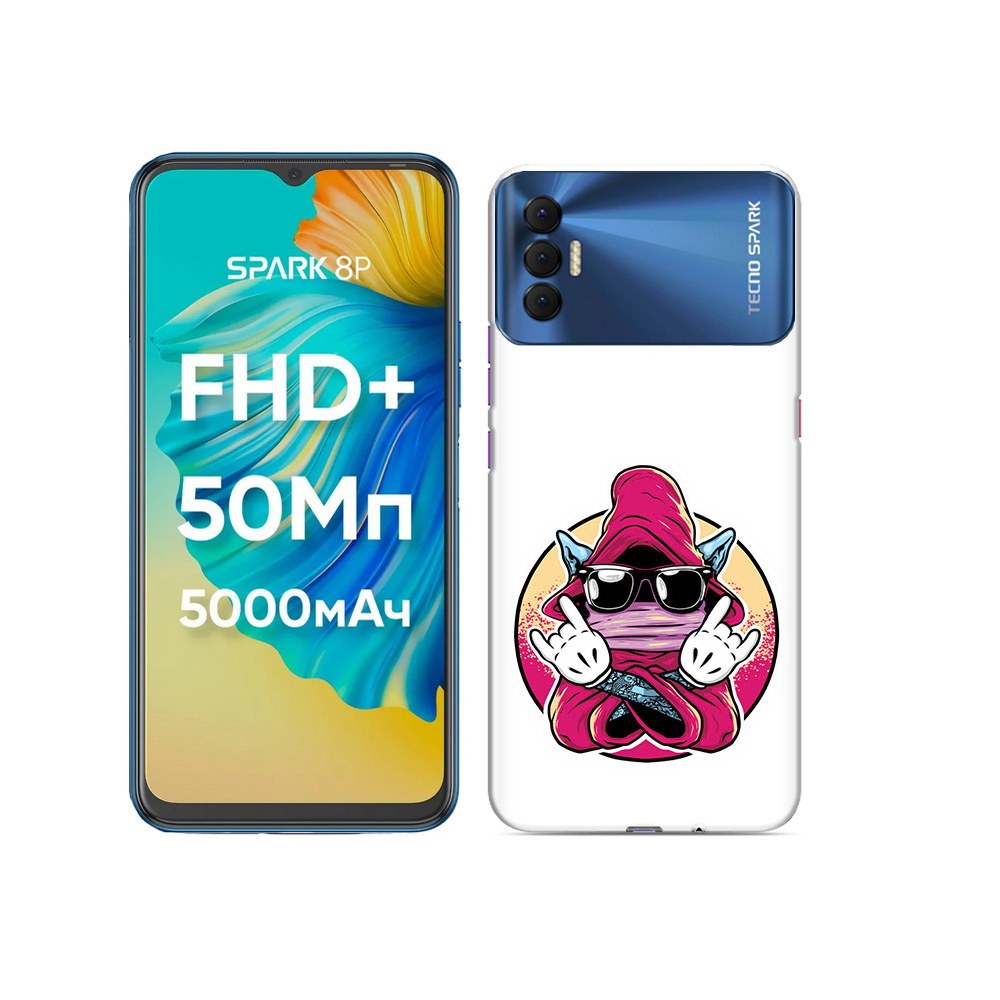 

Чехол MyPads Tocco для Tecno Spark 8P йоу, Прозрачный, Tocco