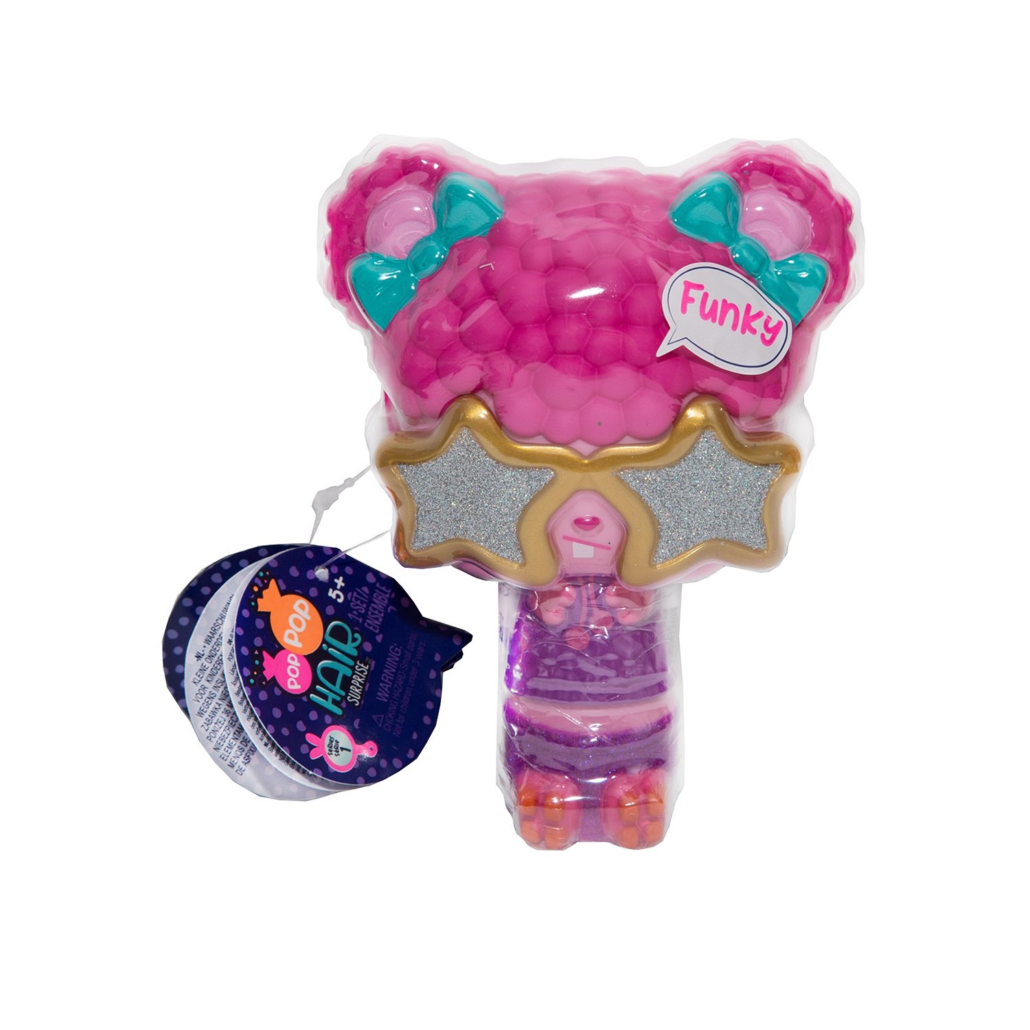

MGA Entertainment Игрушка Pop Pop Hair Surprise Funky 562665-Funky