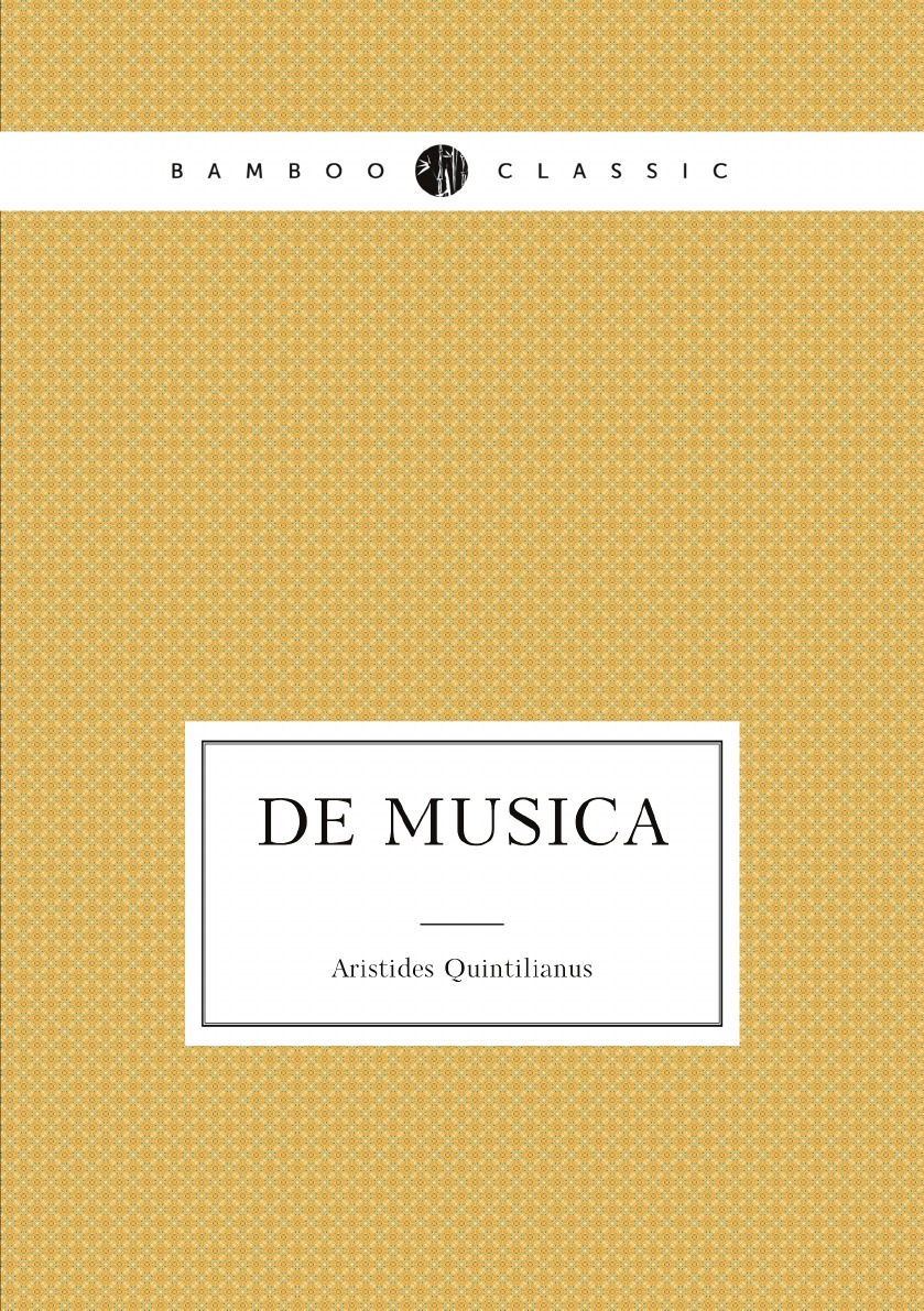 

De Musica (Ancient Greek Edition)