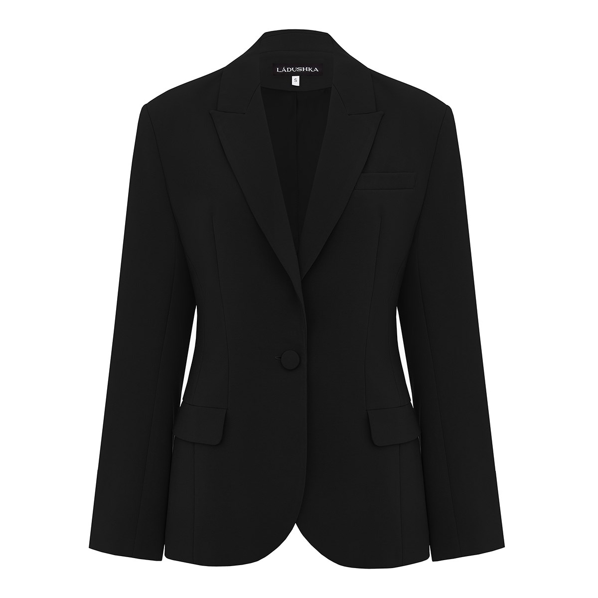 

Пиджак женский Ladushka Brand 55411 черный M, 55411