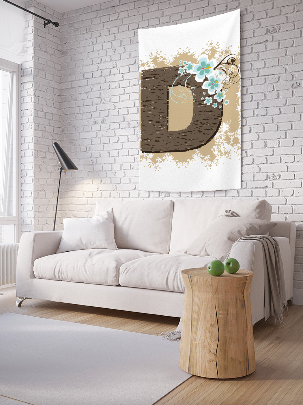 

Вертикальное фотопанно на стену JoyArty Цветочная d 100x150 см, Цветочная d