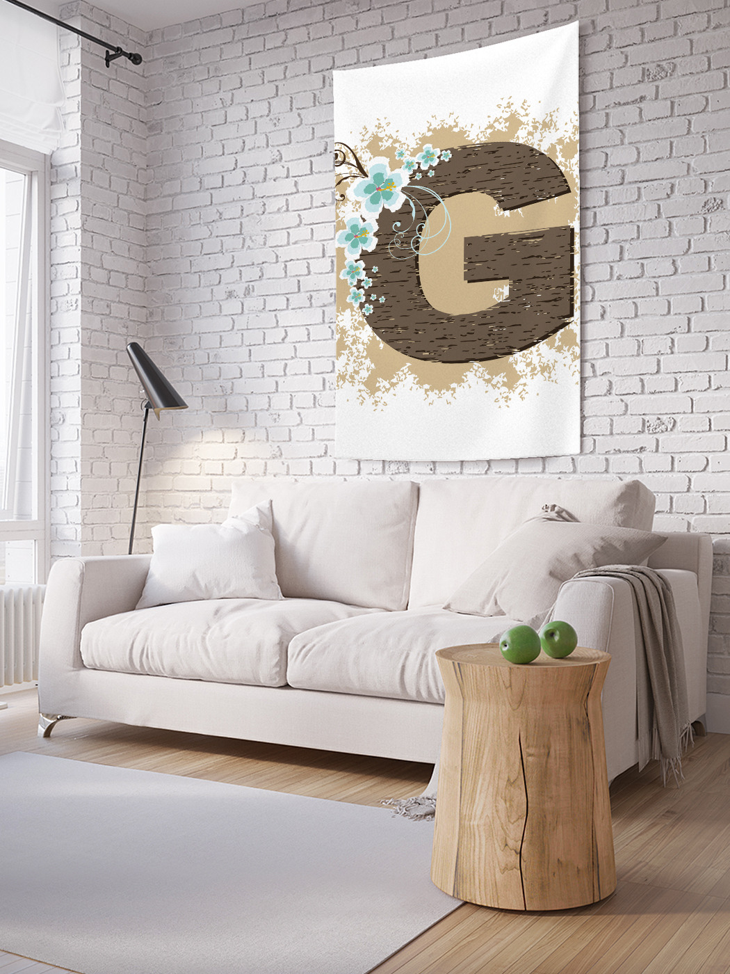 

Вертикальное фотопанно на стену JoyArty Цветочная g 100x150 см, Цветочная g