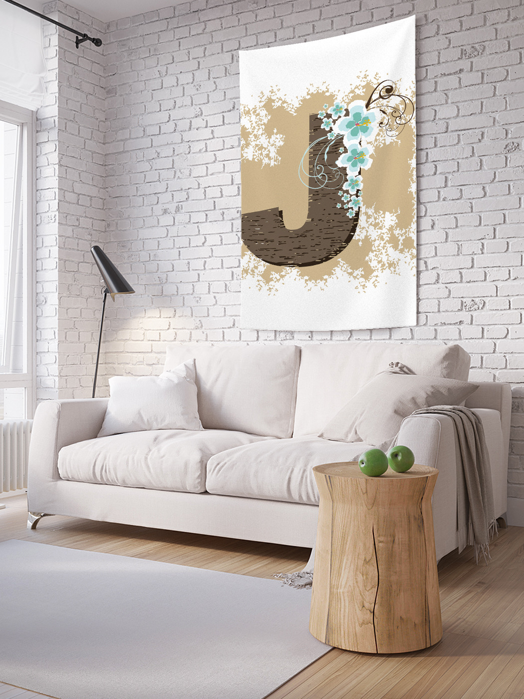 

Вертикальное фотопанно на стену JoyArty Цветочная j 100x150 см, Цветочная j