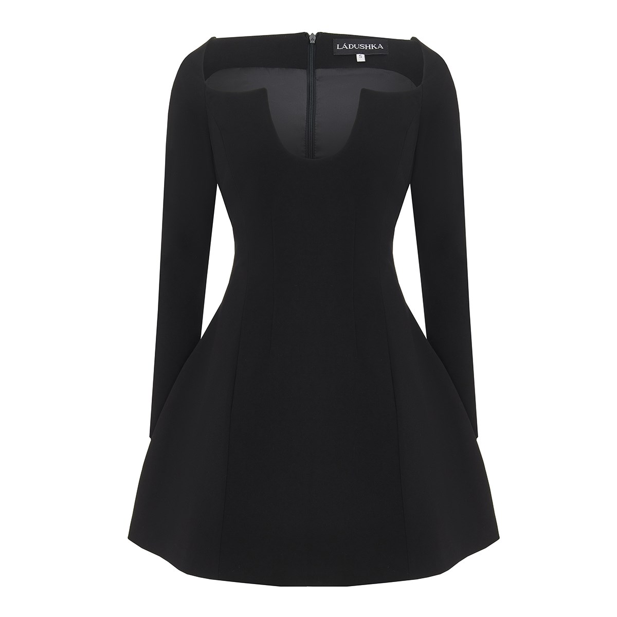 

Платье женское Ladushka Brand 55426 черное S, Черный, 55426