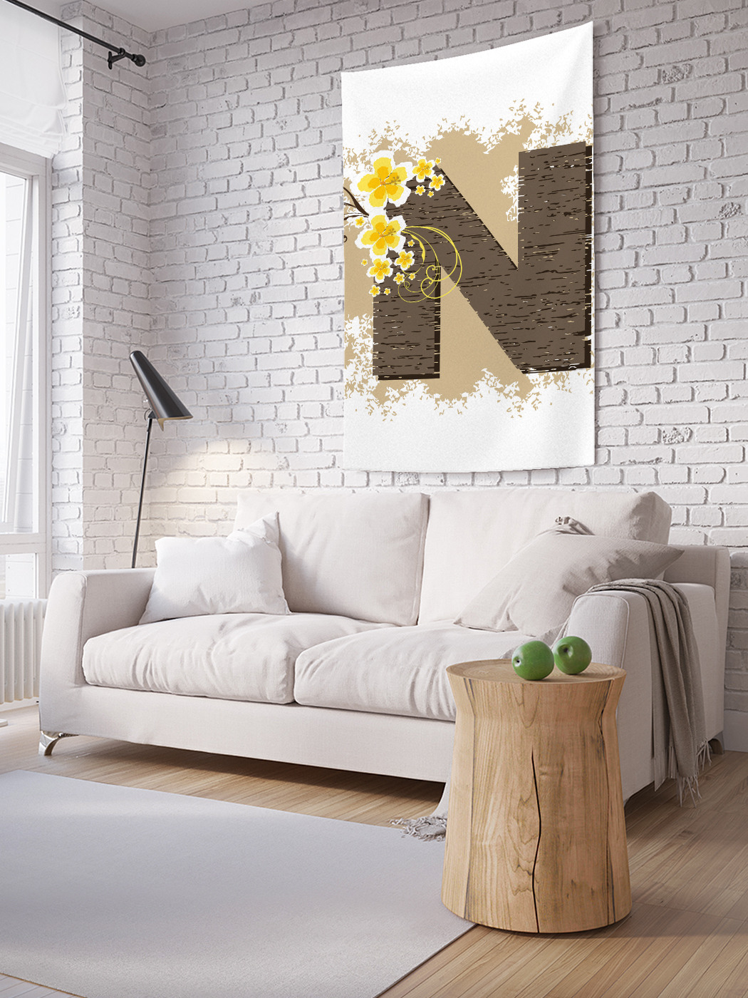 

Вертикальное фотопанно на стену JoyArty Цветочная n 100x150 см, Цветочная n