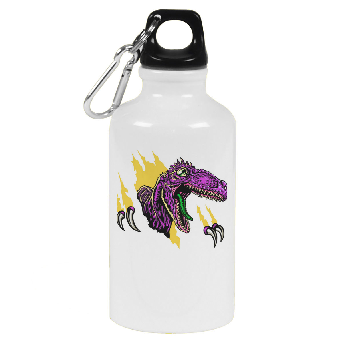 Бутылка спортивная CoolPodarok Фиолетовый динозавр