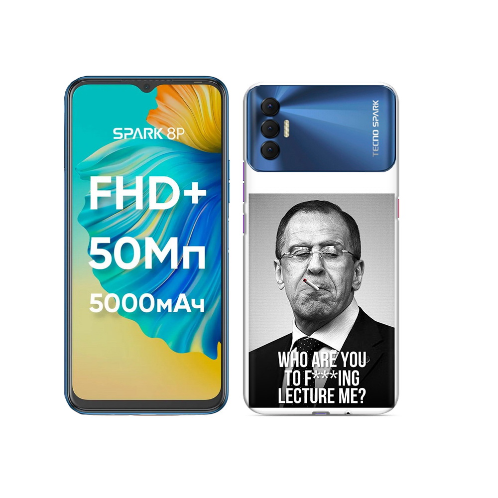 

Чехол MyPads Tocco для Tecno Spark 8P лавров, Tocco