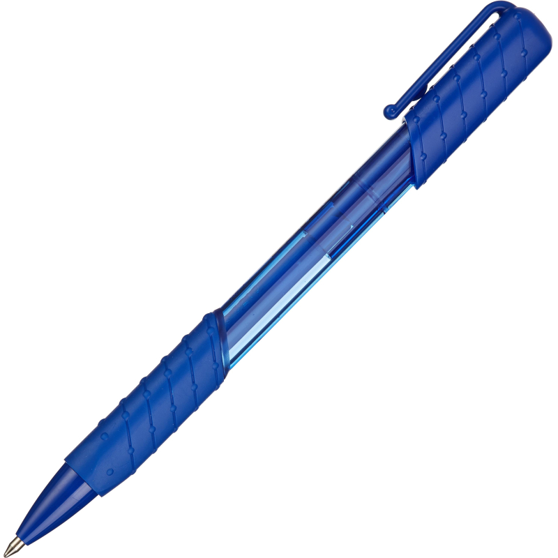 Ручка шариковая автоматическая KORES К6 автомат треуг.корп,манж.,0,5мм, син, (5шт.)
