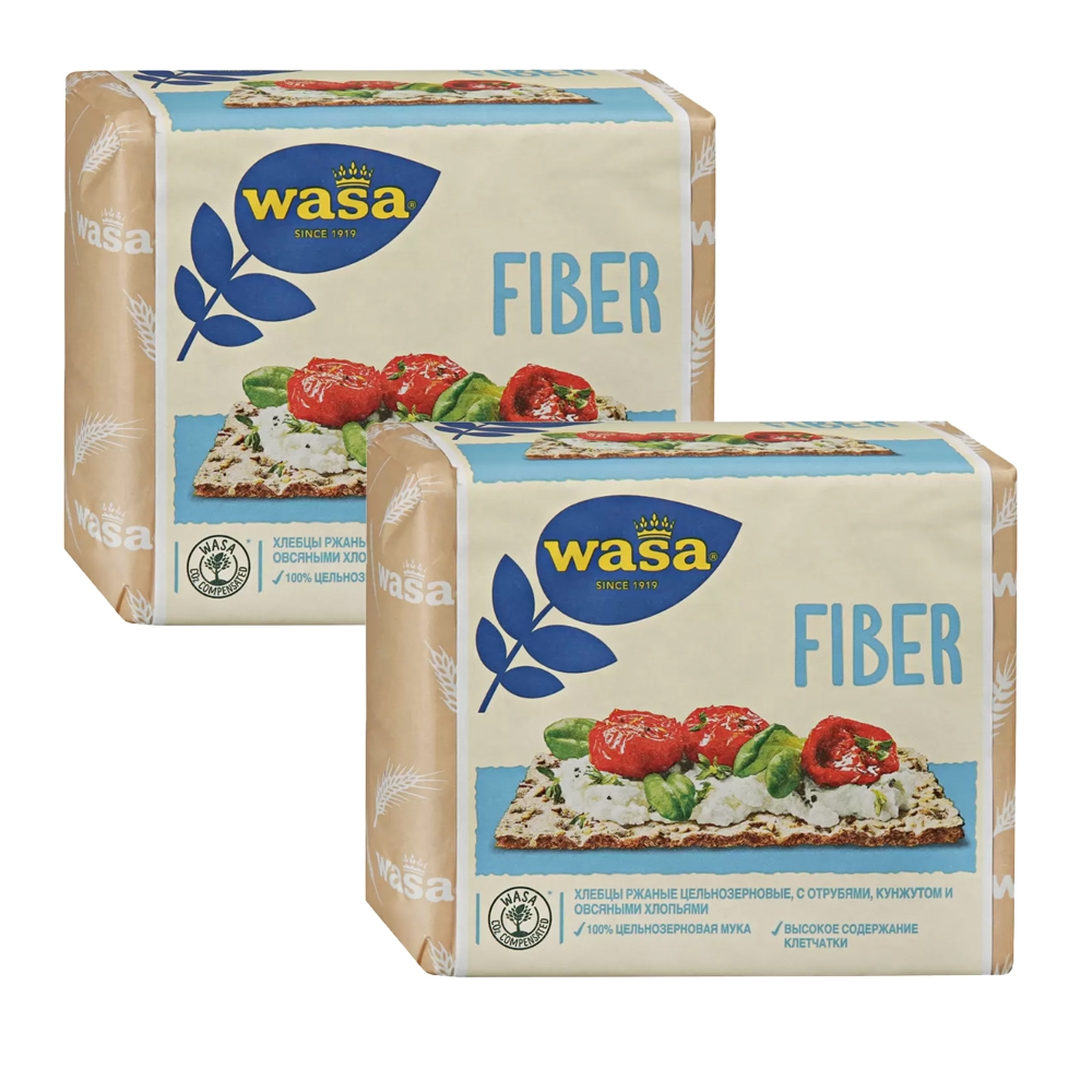 фото Хлебцы wasa fiber ржаные 230 г*2 шт