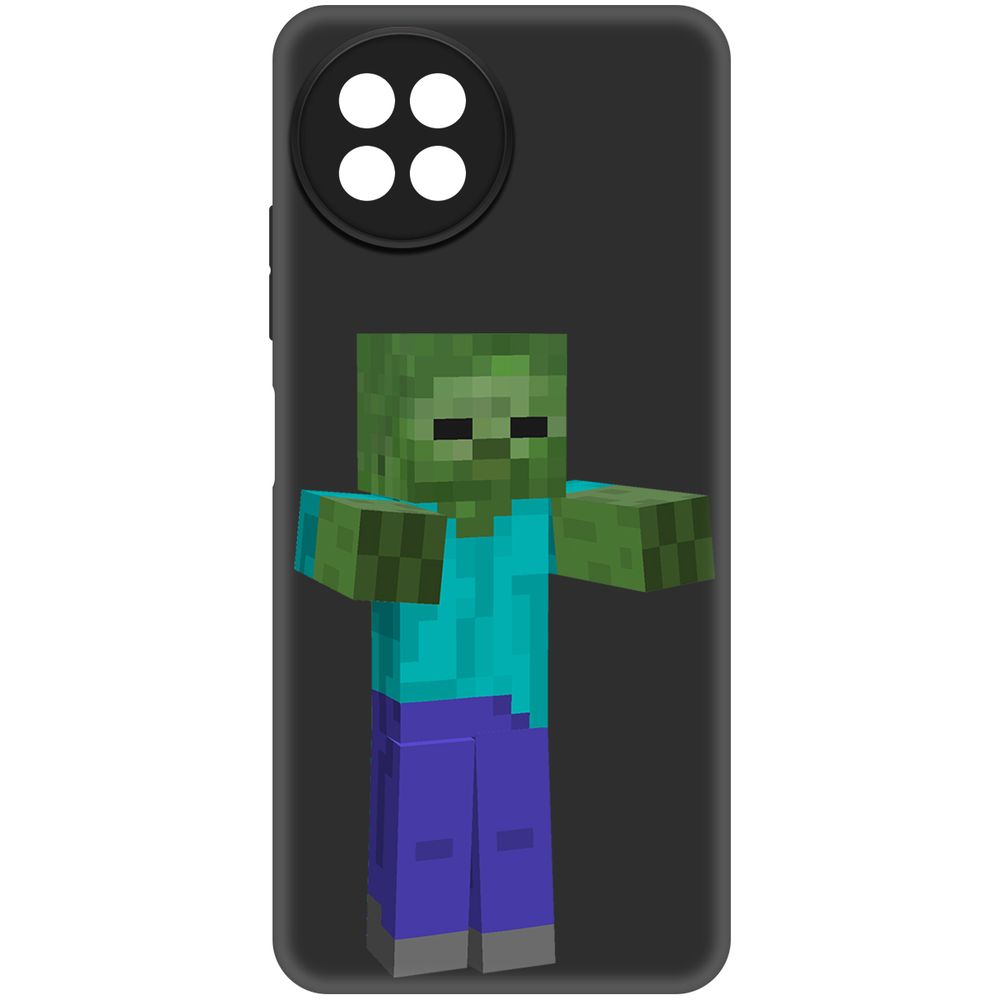 

Чехол-накладка Krutoff Soft Case Minecraft-Гигант для Itel S23 черный